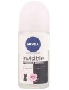 Invisible for black & white woman desodorante roll-on 50 ml