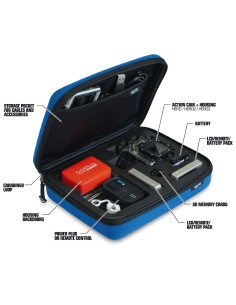 Kiwiku.com: SP P.O.V. Case - Maletín para GoPro Hero3 (tamaño pequeño), azul - Electrónica 2