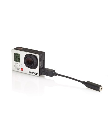 GoPro 3.5mm Mic Adaptor - Cable USB para GoPro Hero3, negro: GOPRO: Kiwiku.com: Electrónica