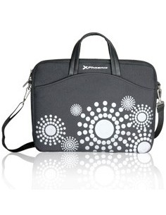 Maletin portatil laptop phoenix amara para mujer  hasta 16" negro