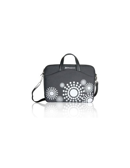 Maletin portatil laptop phoenix amara para mujer  hasta 16" negro