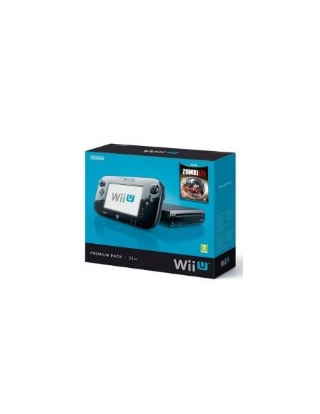 Consola nintendo wii u negra premium pack + zombiu