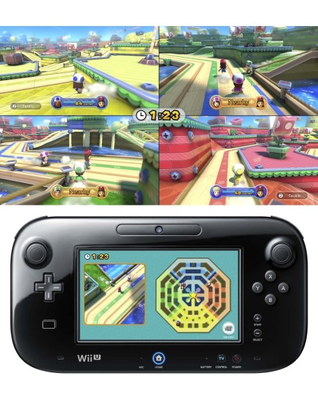 Consola nintendo wii u basica + wii party u + nintendo land
