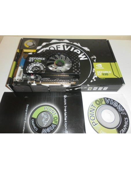 Vga geforce gt630 2gb ddr3 pci-e dvi/vga/hdmi point of view vga-630-c1-2048