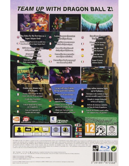 Ps3 dragonball z:battle of z col