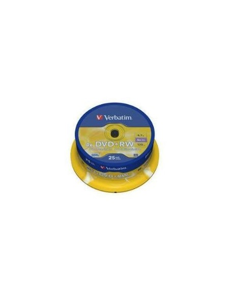 Dvd+rw 4.7 4x lata 25 verbatim