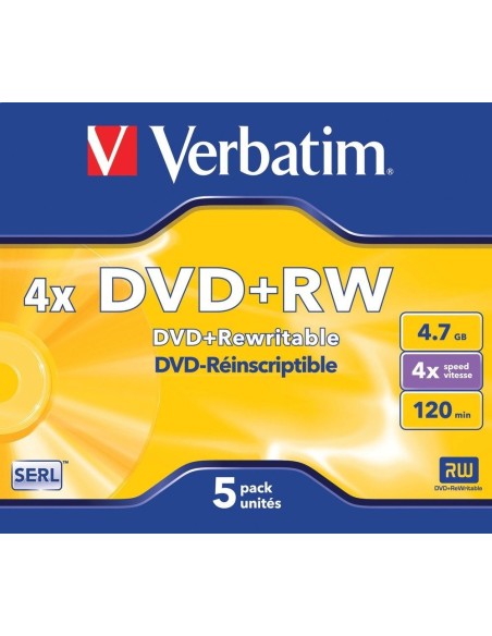 Dvd+rw 4.7 4x jewell 5 verbatim