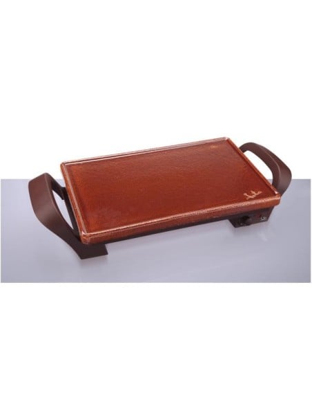 JATA GR5B - Plancha de asar terracota, hecha a mano: Kiwiku.com: Hogar
