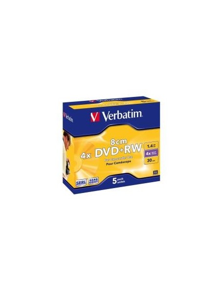 Verbatim 43565 - Dvd +Rw Mini 8Cm 1.4Gb 4X Pack de 5 unidades: Verbatim: Kiwiku.com: Informática