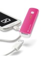 Cargador portatil rosa 2200mah para moviles