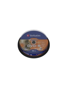 Dvd-r 4.7 16x spindle 10uds lscribe