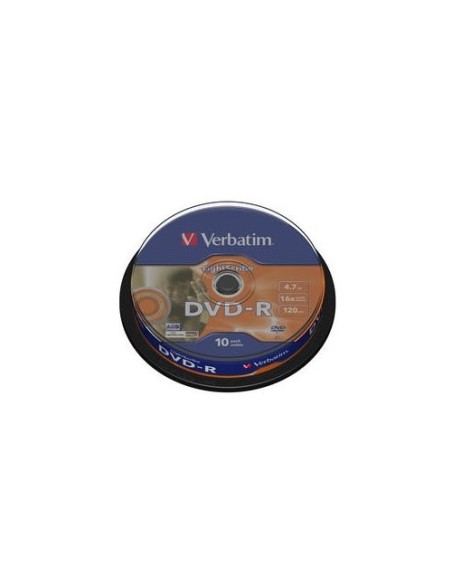 Dvd-r 4.7 16x spindle 10uds lscribe