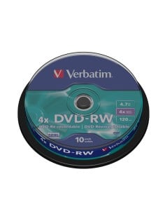 Dvd-rw 4.7 4x lata 10 verbatim