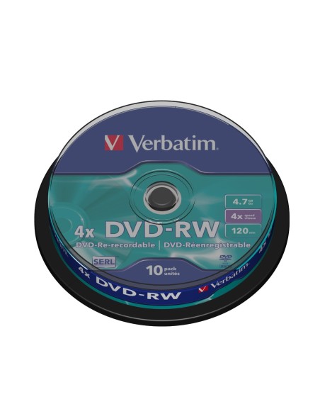 Dvd-rw 4.7 4x lata 10 verbatim