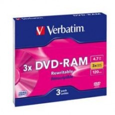 Dvd-ram 3x 4 7gb jewell...