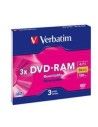 Dvd-ram 3x 4 7gb jewell slim pk3 cl