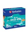 Dvd-rw 1.4 8cm jewell 5 verbatim