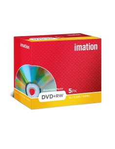 DVD+RW 4.7 GB 8X CAJA DE 5 IMATION