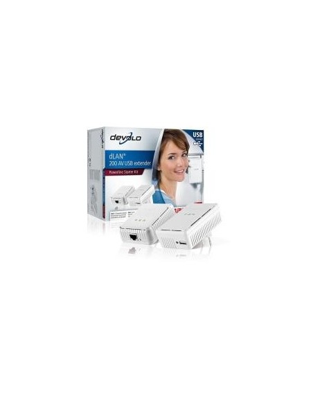 Devolo 1559 - dLAN 200 AV USB extender kit para adaptador de comunicación por línea eléctrica