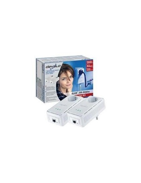 Devolo 9014 - dLAN 200 AVplus Starter kit para adaptador de comunicación por línea eléctrica