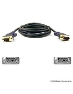 Cable VGA BELKIN Gold Series 3 Metros Negro - Alta Calidad y Durabilidad  