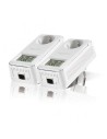 Devolo dlan 200 avsmart - 2 adaptadores con pantalla de estado lcd + toma de corriente eléctrica + f