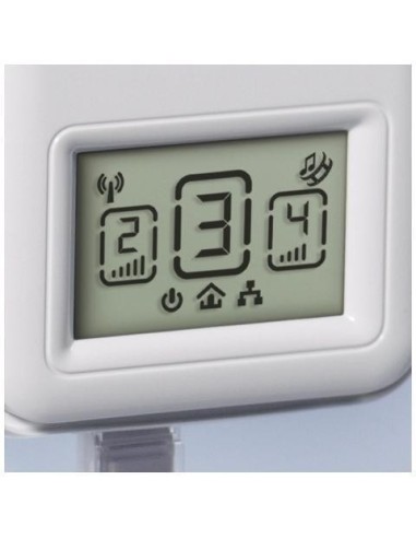 Devolo dLAN 200 AVsmart - 2 Adaptadores con pantalla de estado LCD + toma de corriente eléctrica + f