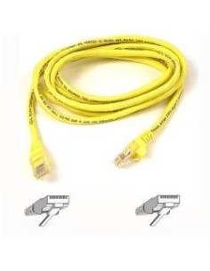 Cable snagless rj45/5m c5 5m amarillo bk
