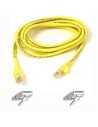 Cable snagless rj45/5m c5 5m amarillo bk