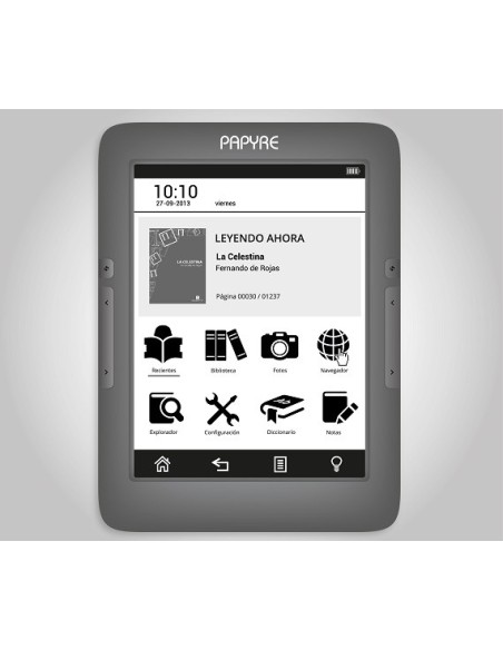 Libro electronico papyre 630 6 tinta electronica tactil 4gb wifi