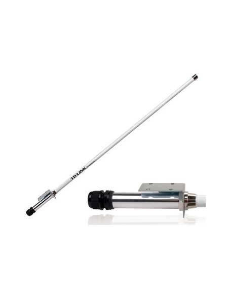 Antena tp-link exterior omnidireccional 15db n-type sin cable