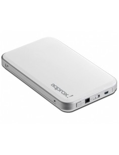 Caja externa usb 2.0  2.5" para discos sata 12.5mm approx blanca apphdd03w