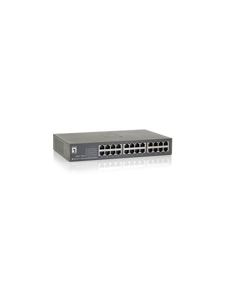 LevelOne FEU-2410 - Switch (1 Gbit/s, 10/100 Mbps, 8000 entradas, no administrado): Kiwiku.com: Informática