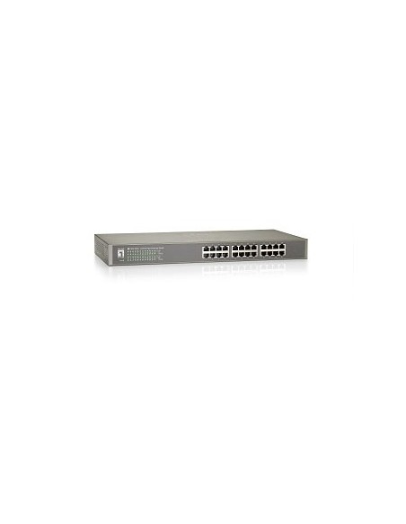 Level One FSW-2450 - Switch con 24 Puertos Ethernet rápido, Negro: Kiwiku.com: Informática