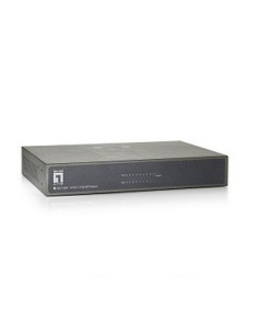 Switch level one no gestion 16p 10/100/1000 + 2p sfp gigabit mini 10.5" kit 19" incluido