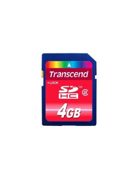 Transcend TS4GSDHC2 - Tarjeta de memoria SDHC de 4 GB (Clase 2): Transcend: Kiwiku.com: Electrónica