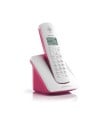 Motorola c401 - teléfono inalámbrico, color rosa