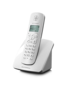 Motorola C401 - Teléfono Inalámbrico, color gris