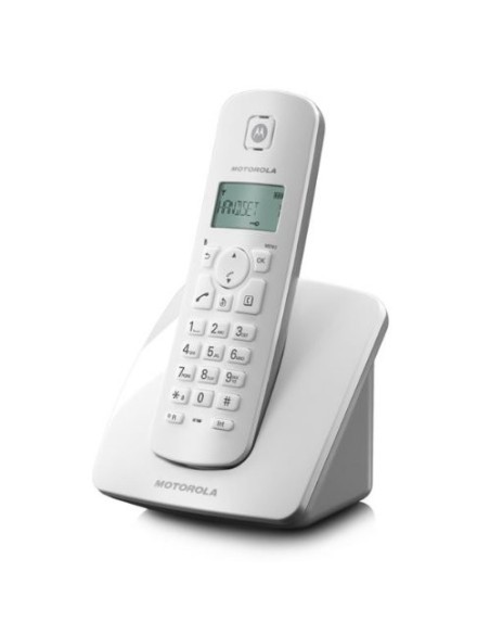 Motorola C401 - Teléfono Inalámbrico, color gris
