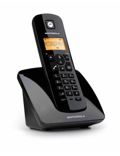 Motorola C401 - Teléfono Inalámbrico, color negro
