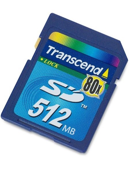 Transcend TS512MSD80 - Tarjeta de memoria SD de 512 MB (80X)