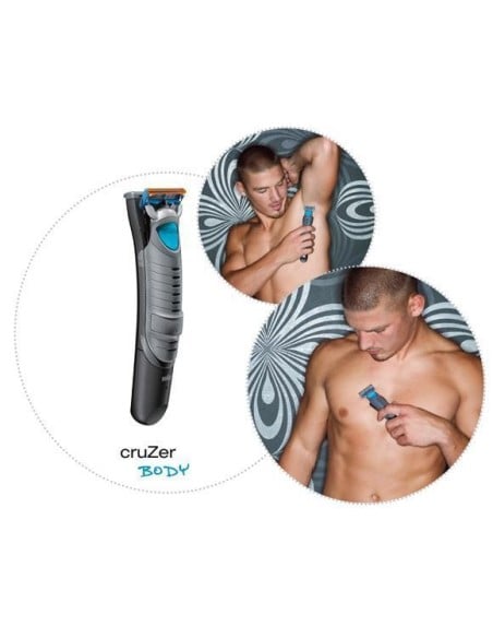 Braun - Depiladora Corporal Masculina CruZer 6 Body: Kiwiku.com: Salud y cuidado personal