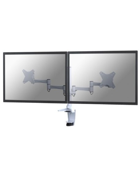 Newstar FPMA-D1330DWHITE soporte de mesa para pantalla plana - Soporte para televisor (18 kg, 25, 4 cm (10), 60, 96 cm (24), 0 -