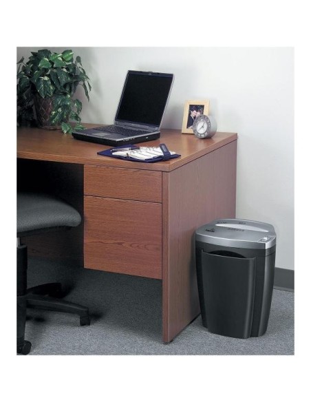 Fellowes W11C - Triturador de papel (350 x 250 x 450 mm, 6,36 kg) Negro, Plata: Kiwiku.com: Oficina y papelería