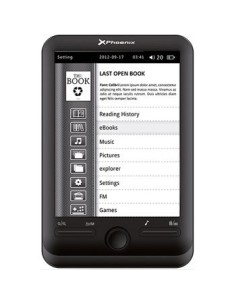 Libro electronico phoenix ebook eink / tinta electronica / phoenix clever 6"  wifi / touch / front l