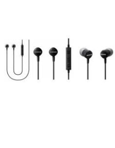 Auricular con micro y mando negro