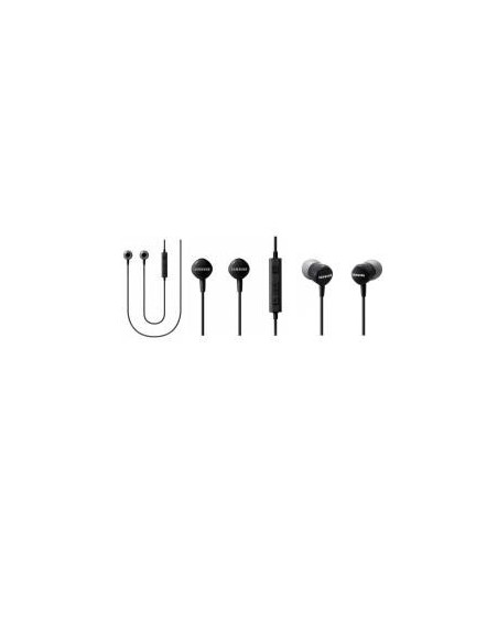 Auricular con micro y mando negro