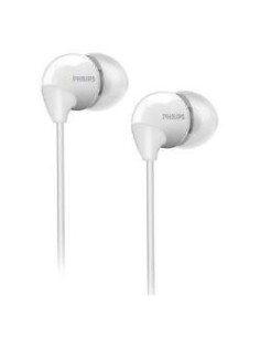 Philips SHE3595 - Auriculares in-ear con micrófono (control remoto integrado), blanco: Kiwiku.com: Electrónica