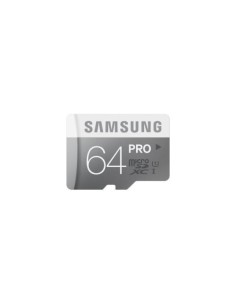 Samsung Pro MB-MG64D/EU - Tarjeta de memoria Micro SDXC de 64 GB (UHS-I, Clase 10): Samsung: Kiwiku.com: Informática