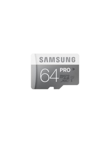 Samsung Pro MB-MG64D/EU - Tarjeta de memoria Micro SDXC de 64 GB (UHS-I, Clase 10): Samsung: Kiwiku.com: Informática